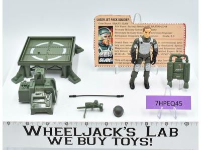 Jump Jet Pack &amp; Grand Slam 1983 GI Joe Hasbro Vintage Action Figure