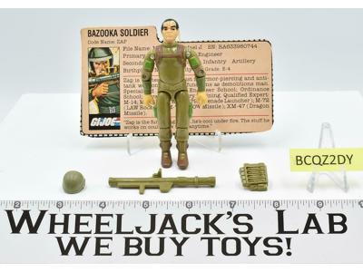 Zap V1.5 Swivel Arm 100% Complete 1983 GI Joe Vintage Hasbro Action Figure