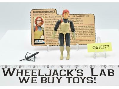Scarlett V1.5 SWIVEL ARM 100% Complete GI Joe Vintage Hasbro 1982-83 Figure