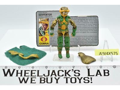 Serpentor V1 100% Complete 1986 GI Joe ARAH Vintage Hasbro Action Figure
