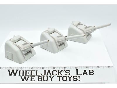 USS Flagg Aircraft Naval Guns X3 NO REPRO 1985 GI Joe Vintage