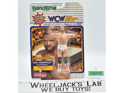 Arn Anderson 6" Bend-Ems WCW 1990 NEW MOSC Just Toys Wrestling Figure
