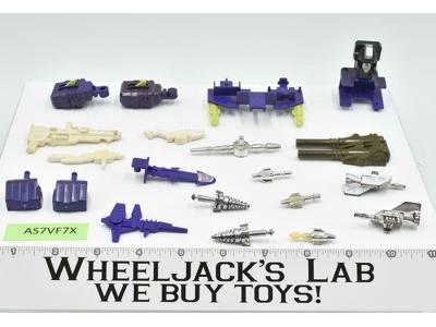 Lot 10 of 22 Accessories Parts Weapons Vintage G1 Transformers 1984 Figure