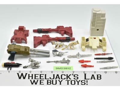 Lot 4 of 19 Accessories Parts Weapons Vintage G1 Transformers 1984 Action Figure