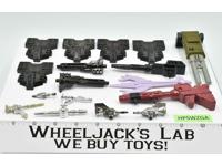 Lot 6 of 17 Accessories Parts Weapons Vintage G1 Transformers 1984 Action Figure
