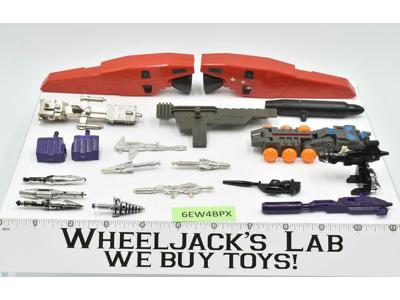Lot 2 of 19 Accessories Parts Weapons Vintage G1 Transformers 1984 Action Figure