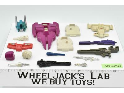 Lot 13 of 16 Accessories Parts Weapons Vintage G1 Transformers 1984 Figure