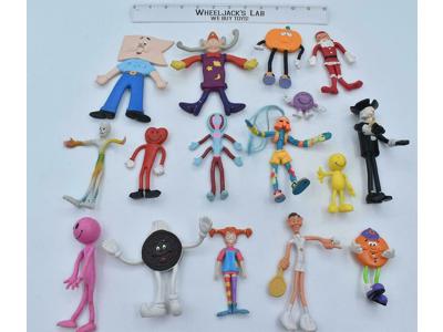 Lot of 16 Bendable/Posable Holiday Figures Made in Hong Kong Action Figures