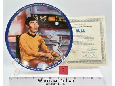 Lieutenant Sulu Helmsman Collector Plate #2 Star Trek 1983 Ernst