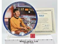 Lieutenant Sulu Helmsman Collector Plate #2 Star Trek 1983 Ernst
