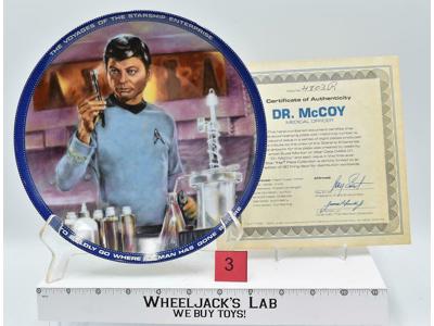 Lieutenant Commander Leonard McCoy Collector Plate #3 Star Trek 1983 Ernst