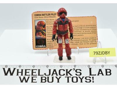 Wild Weasel V1 100% Complete 1984 GI Joe Hasbro Vintage Action Figure
