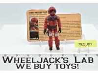 Wild Weasel V1 100% Complete 1984 GI Joe Hasbro Vintage Action Figure