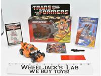 Sandstorm MIB 100% Complete 1986 Vintage Hasbro G1 Transformers Action Figure