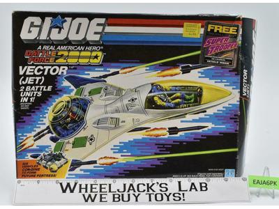 Vector Battle Force 100% Complete MIB 1987 GI Joe Hasbro Action Figure Vehicle