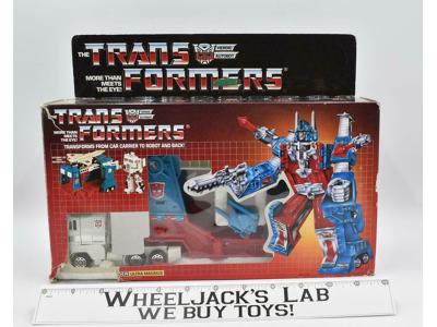 Ultra Magnus W Box NICE FIGURE 100% Complete 1986 Vintage G1 Transformers