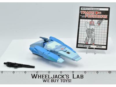 Blurr 100% Complete 1987 Vintage G1 Transformers Hasbro Action Figure