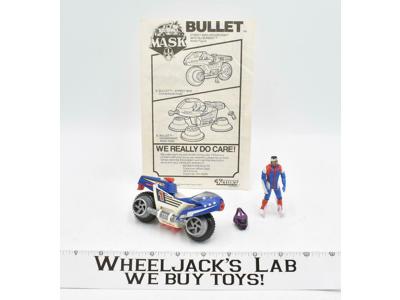 Bullet Motorcycle W/Ali Bombay 100% Complete 1987 M.A.S.K. Kenner Vintage