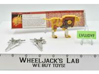 Steeljaw SILVER 100% Complete W/Tech 1986 Vintage G1 Transformers Lion Figure