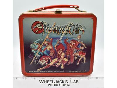Thundercats Metal Lunchbox W/Thermos 1985 Aladdin Telpix Vintage