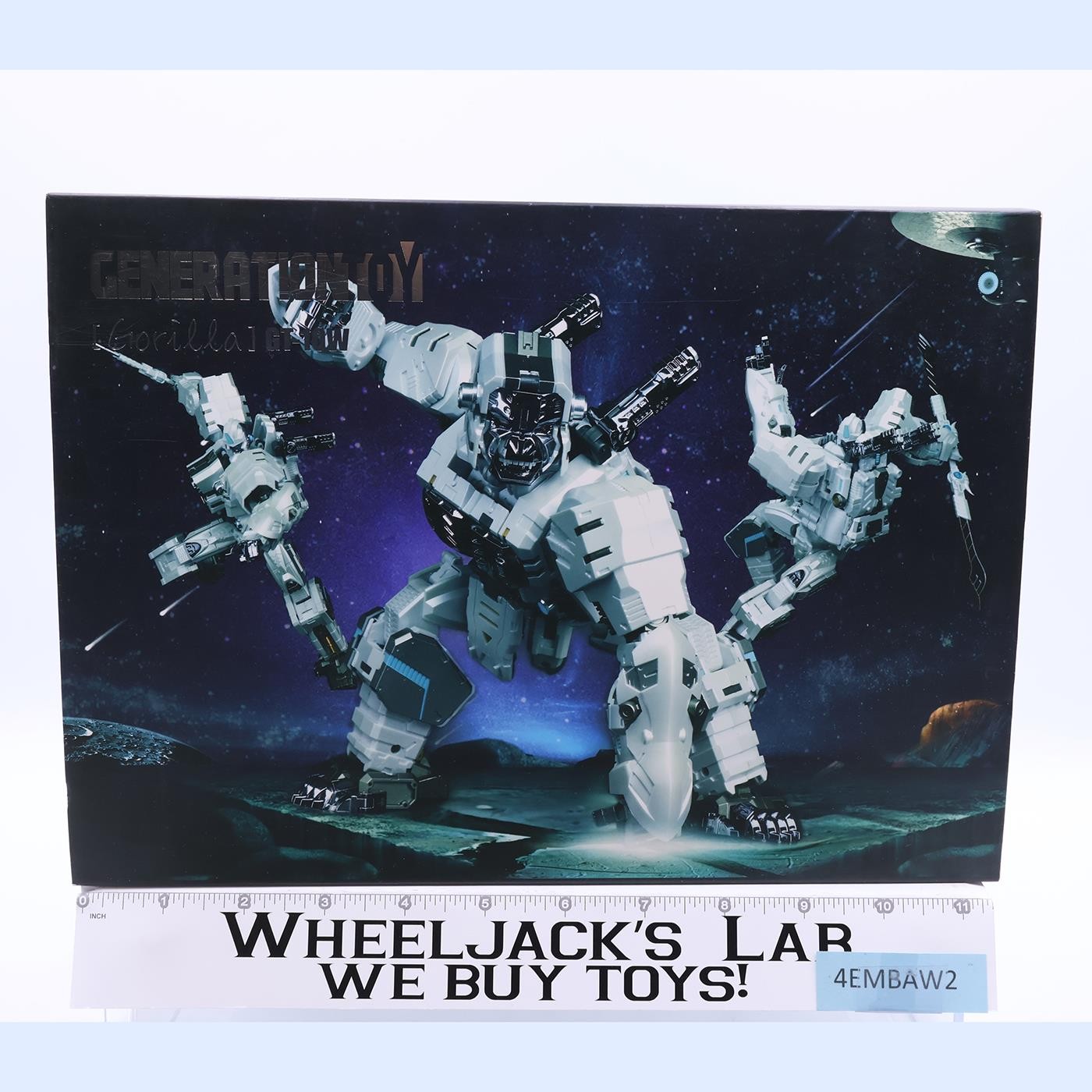 GT-10W Gorilla White Ver. Third Party Generation Toy Action Figure NEW SEALED