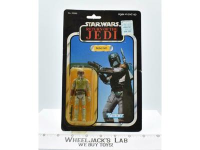 Boba Fett 77 Back Star Wars ROTJ 1983 Kenner Action Figure NEW MOSC