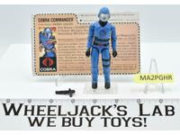Cobra Commander Mickey Mouse V1 100% Complete GI Joe Vintage Hasbro 1982