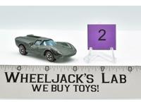 Lola GT70 #2 Green Enamel 1968 Redline Hot Wheels Mattel Vintage RL