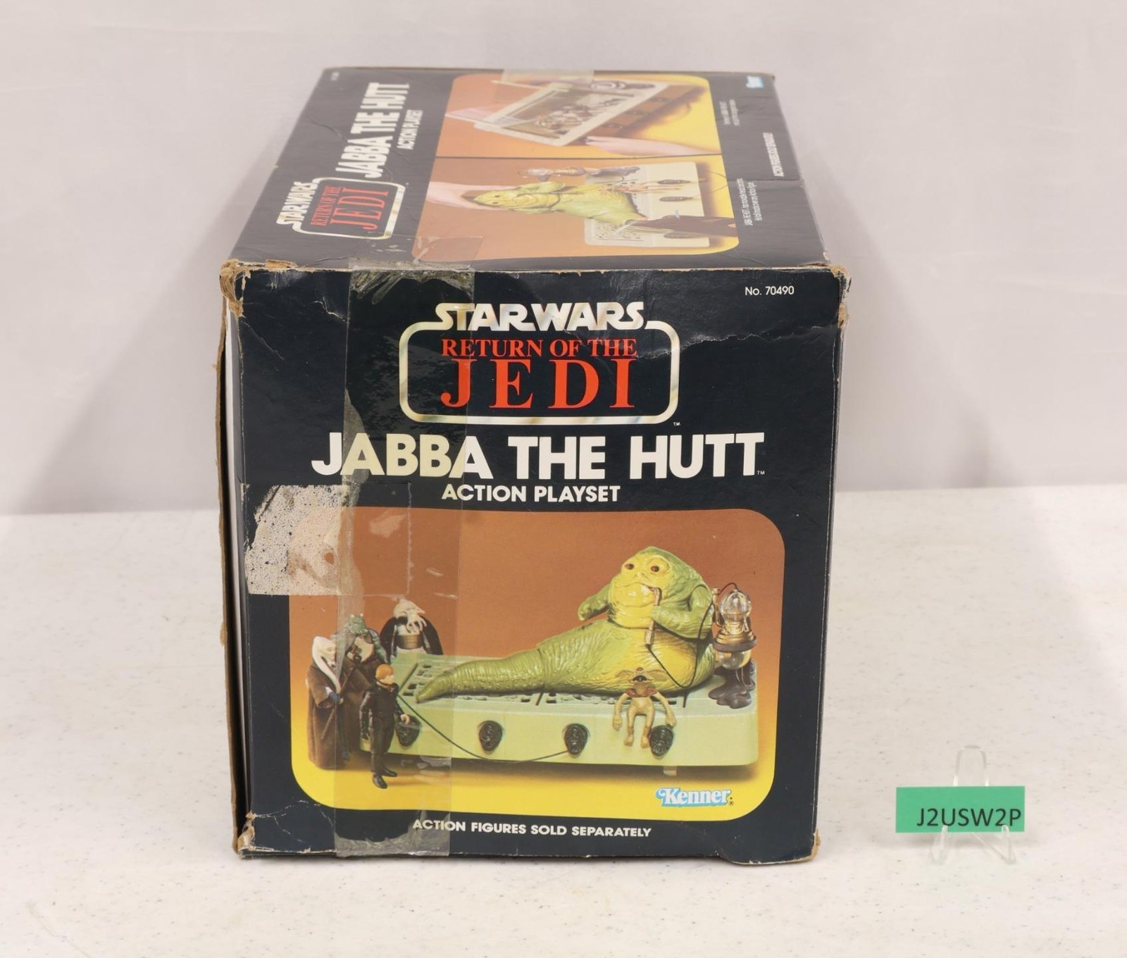 Jabba the Hutt Action Playset Complete W/ Box & Insert Star Wars 1983 Kenner
