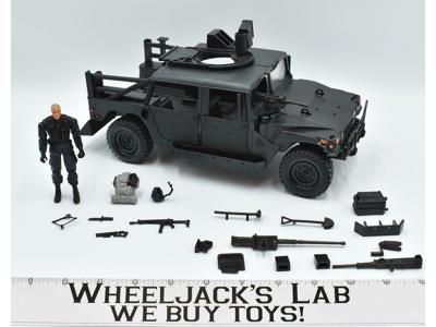 Night Ops Humvee &amp; Rollbar 100% Complete 2005 G.I. Joe Action Figure Vehicle
