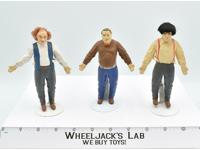 The 3 Stooges The Bendables 1996 Henry Gordy Toys 6" Figures W/Stands