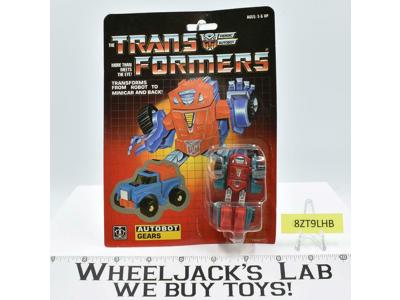 Gears MOSC NEW Sealed 1985 Vintage Hasbro G1 Transformers Action Figure