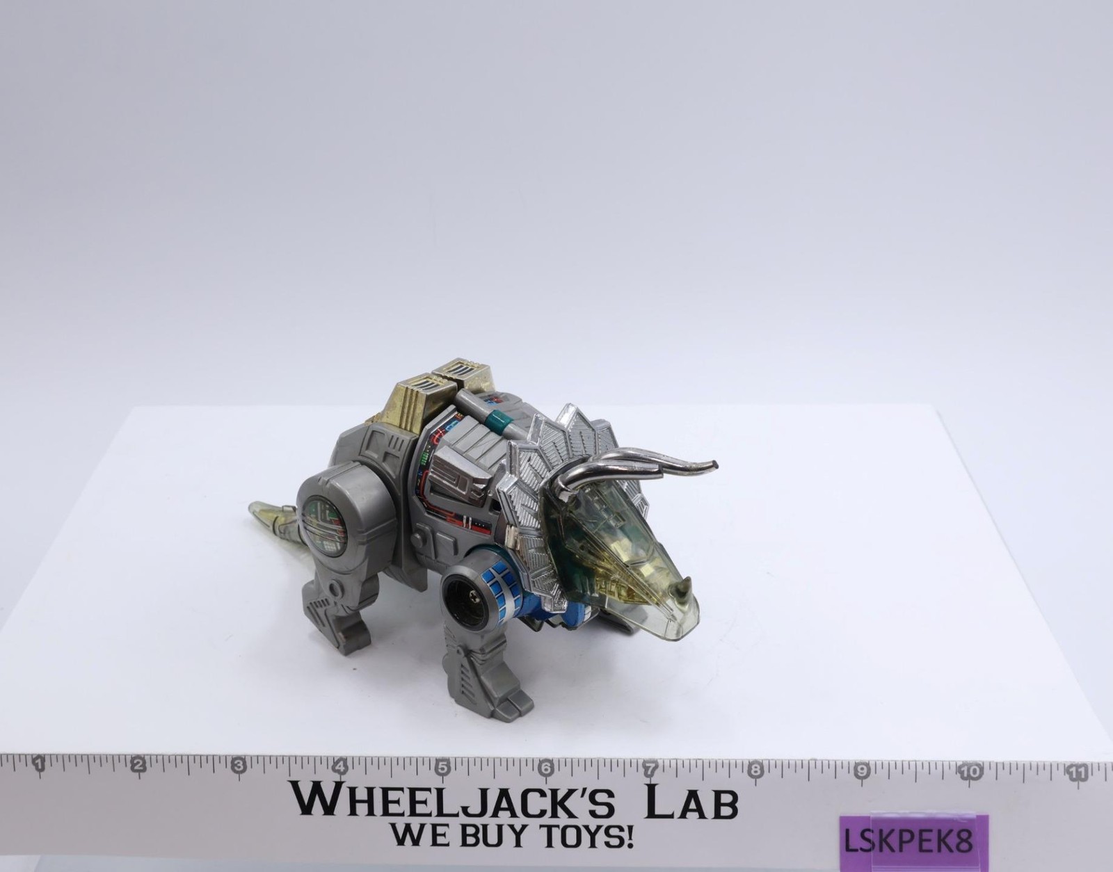 Slag Triceratops BLUE CHEST KO Action Figure Made in Taiwan Action Figure