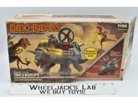 Triceratops W/Hammerhead &amp; Sidewinder 100% Complete 1987 Dino Riders Tyco Toys