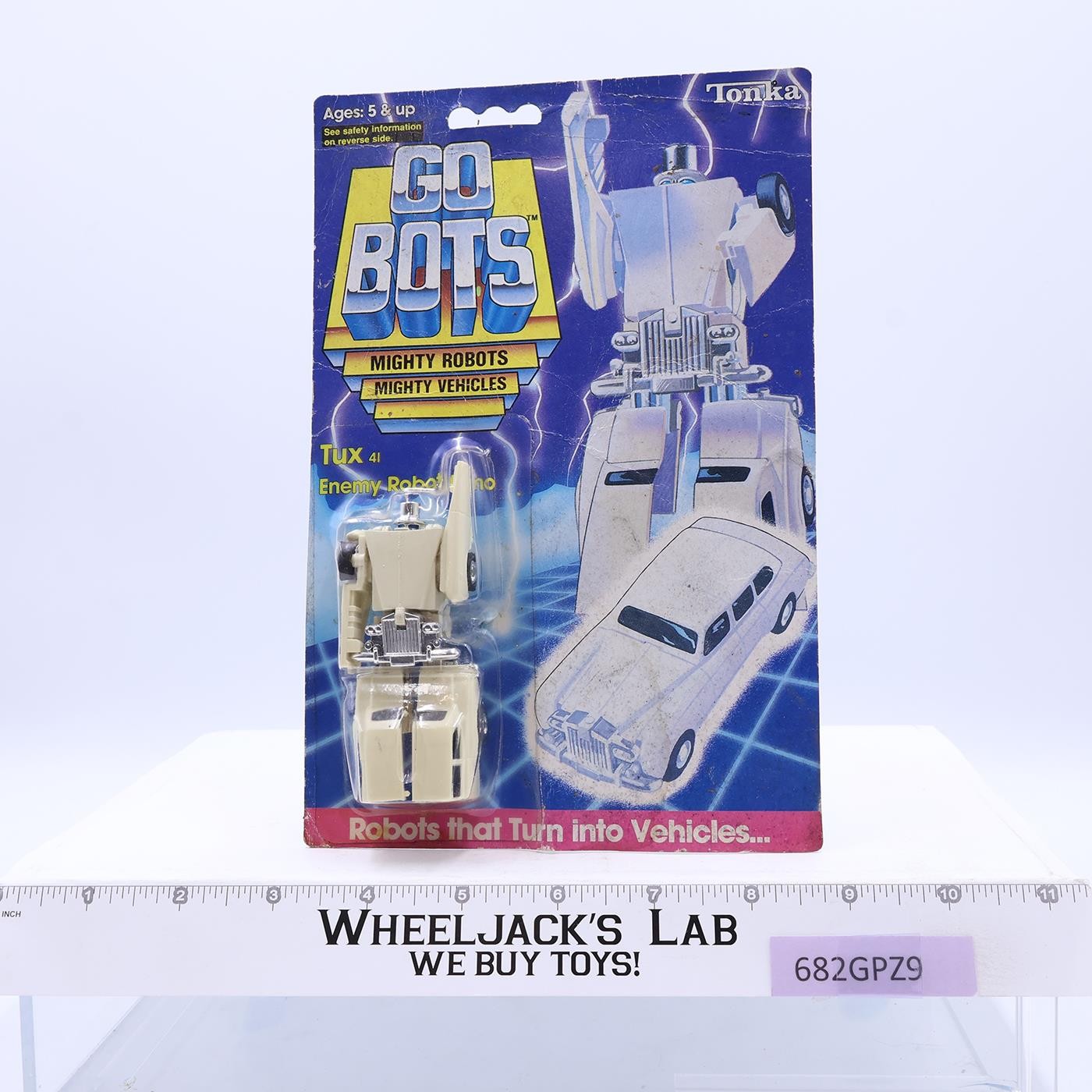 Tux Enemy Robot Limo Gobots 1984 Tonka Action Figure NEW MOSC SEALED