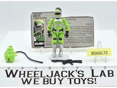 Laser Trooper 100% Complete GI Joe V1 ARAH Vintage Hasbro 1986 Action Figure