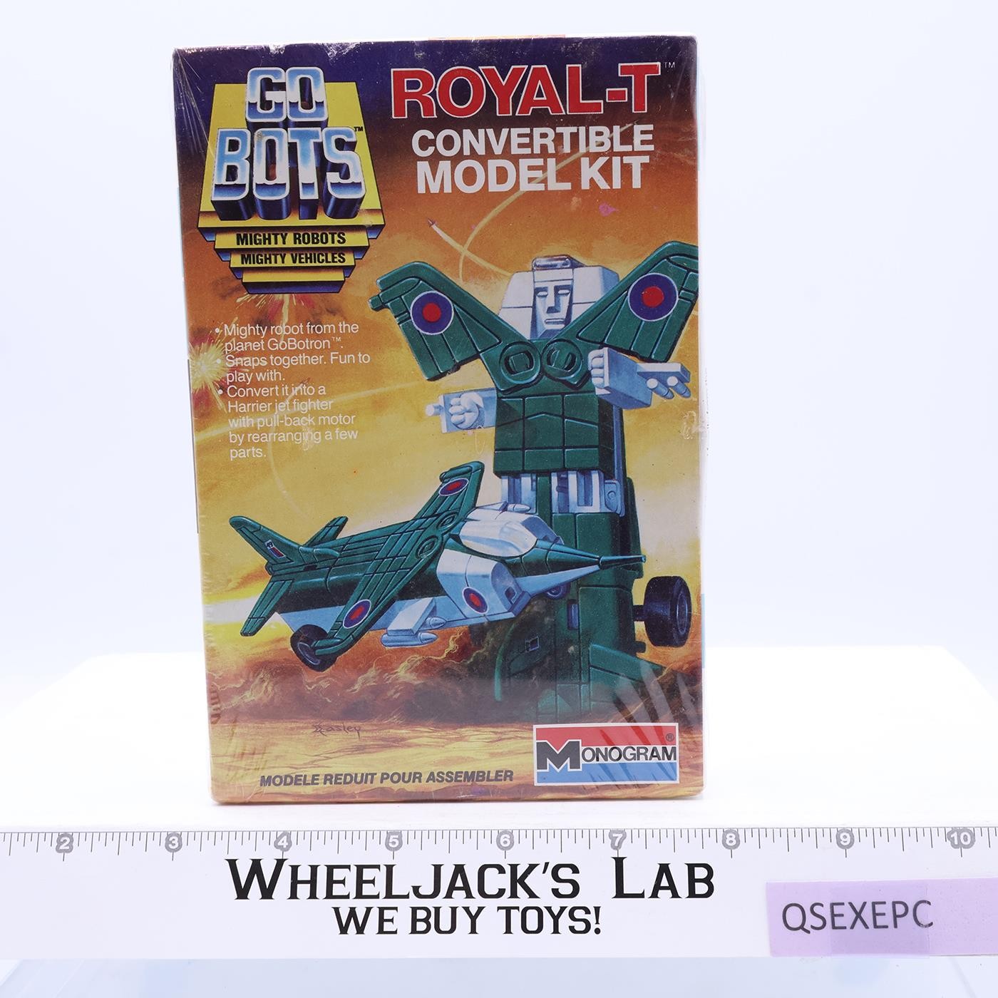Royal-T Convertible Kit #6068 Go Bots GoBots Monogram 1984 Vintage MISB NEW