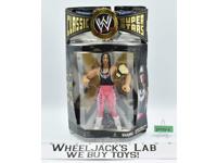 Bret Hitman Hart Classic Super Stars NEW MOSC 2004 WWE Jakks Action Figure