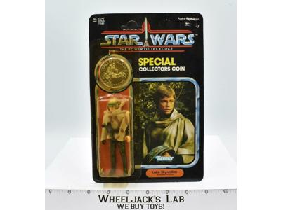 Luke in Battle Poncho POTF RESEALED 92 Back Star Wars POTF Kenner Action Figure