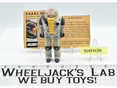 Deep Six V1 1984 GI Joe ARAH Vintage Hasbro Action Figure