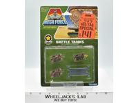 Battle Tanks W/Armored Bridge 1989 V-ROCS Mega Force MOSC Action Figure