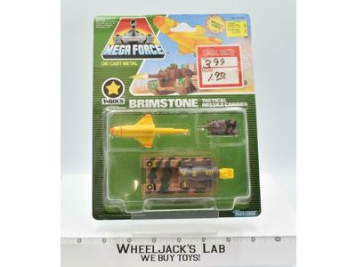 Brimstone Tactical Missile Carrier V-Rocs 1989 Mega Force MOSC Action Figure
