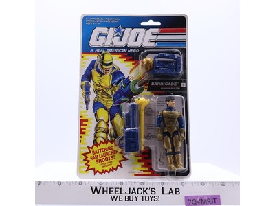 Barricade G.I. Joe 1991 Hasbro Vintage Action Figure NEW MOSC SEALED