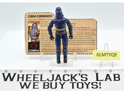 Cobra Commander V2 GI Joe Vintage Hasbro 1984 Action Figure