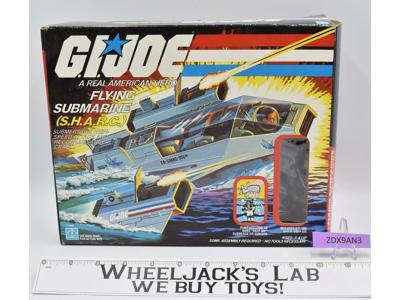 S.H.A.R.C. Flying Submarine COMPLETE w/ Box GI Joe 1984 Hasbro Action Vintage