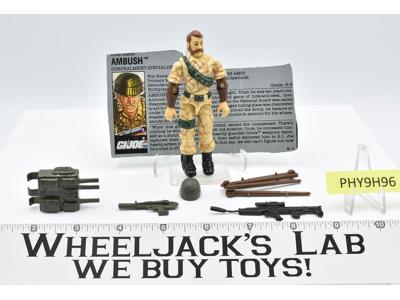 Ambush V1 1990 GI Joe ARAH Hasbro Vintage Action Figure