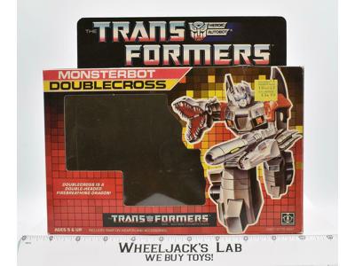 Doublecross Box Only 1987 Action Figure Vintage Hasbro G1 Transformers