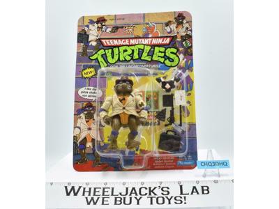 Don Undercover Turtle NEW MOSC 1990 Teenage Mutant Ninja Turtles Playmates TMNT