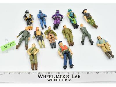 Lot #10 13 GI Joe Figures Hasbro 1980's Vintage Action Figure