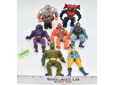 Lot #1 of 7 He-Man Masters Of The Universe Vintage 1980's Mattel Action Figures